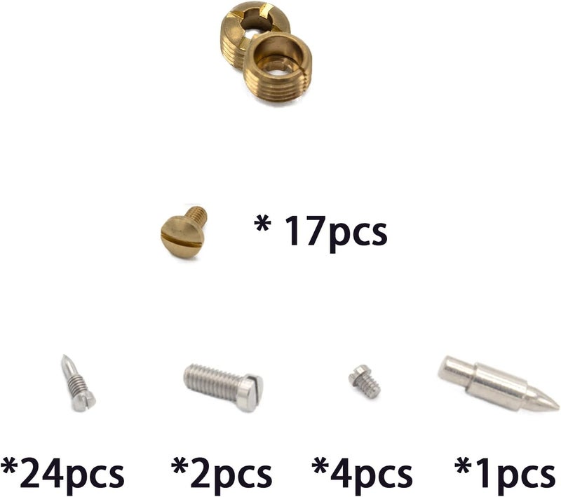 Cheerock Alto Sax Repair Kit Alto Saxophone Repair Parts including Screws Sound Hole Pad Spring Needles Rollers DIY Tools - Image 4